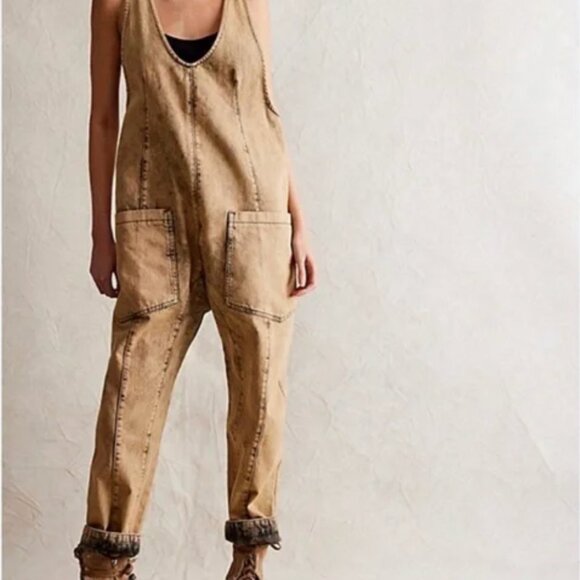 Free People We The Free High Roller Jumpsuit Small NEW